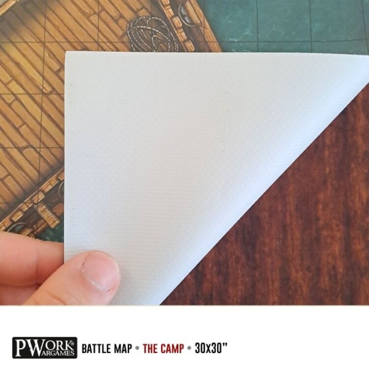 PWork Wargames PWork Wargames: Rewritable Battle Map - Square - 30"x30" - The Ship