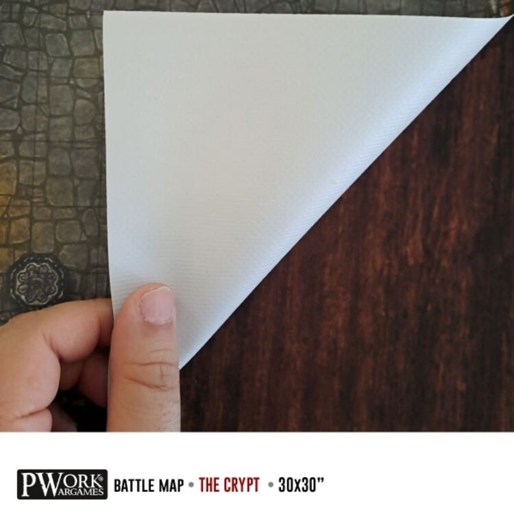 PWork Wargames PWork Wargames: Rewritable Battle Map - Square - 30"x30" - The Crypt