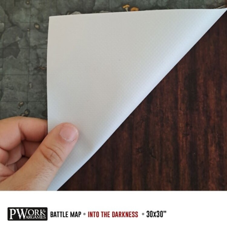 PWork Wargames PWork Wargames: Rewritable Battle Map - Square - 30"x30" - Into the Darkness