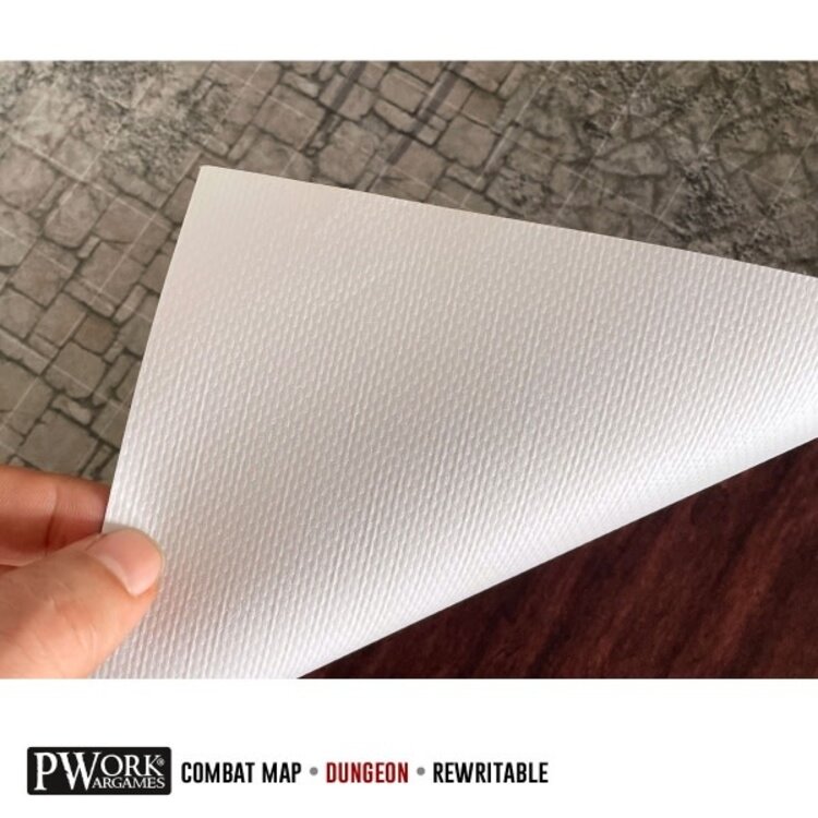 PWork Wargames PWork Wargames: Rewritable Map - Square - 24"x24" - Dungeon