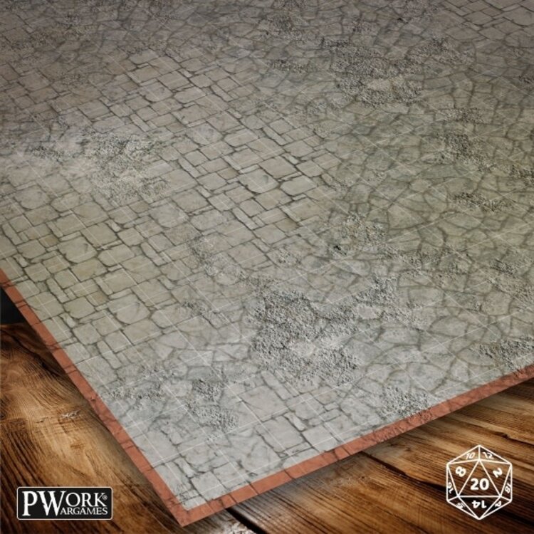 PWork Wargames PWork Wargames: Rewritable Map - Square - 24"x24" - Dungeon