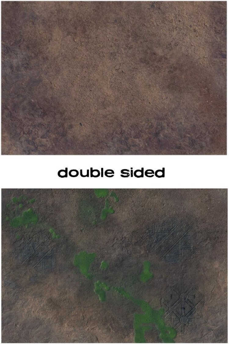 Gamemat Gamemat: Badlands and Toxic Badlands (44"x30")