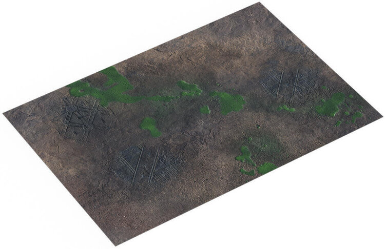 Gamemat Gamemat: Badlands and Toxic Badlands (44"x30")