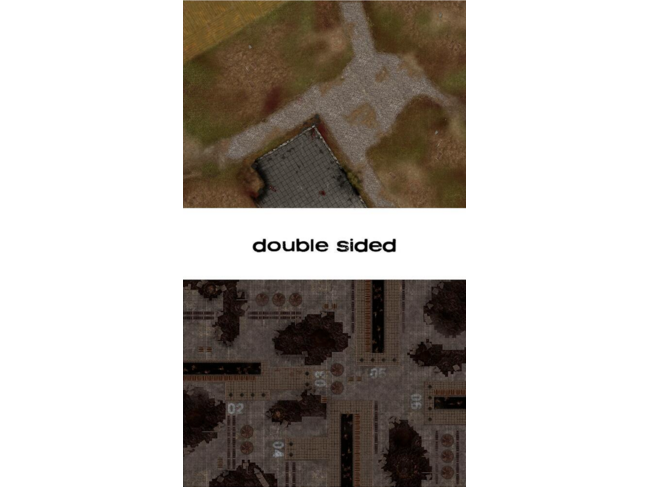 Gamemat Imperial Refinery and Defiled Monastery (44"x60")