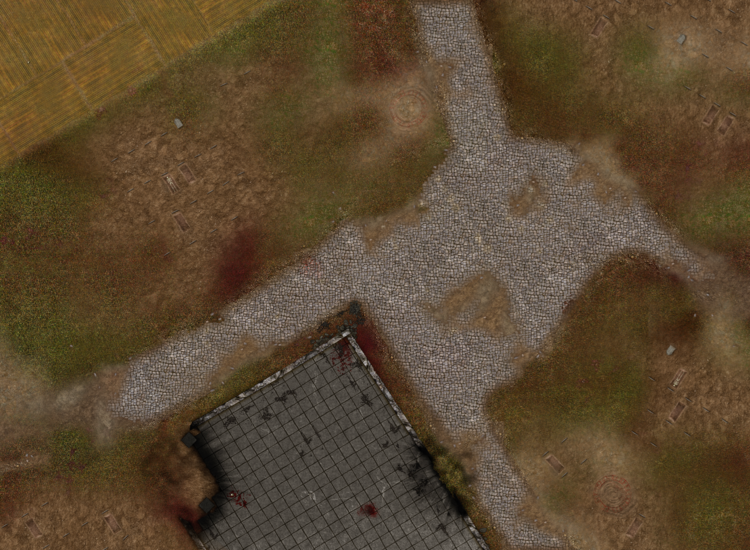 Gamemat Gamemat: Imperial Refinery and Defiled Monastery (44"x60")