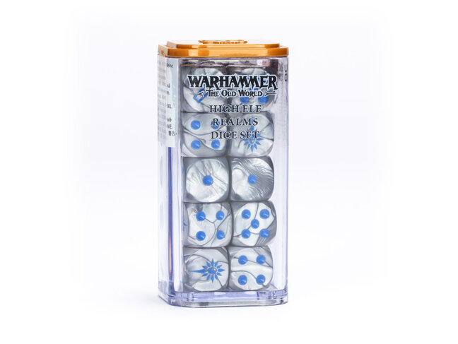 Games Workshop Warhammer Dice Set: High Elf Realms