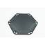 Würfelz Würfelz - Dice Tray: Small Hexagon - Black/Red