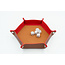 Würfelz Würfelz - Dice Tray: Small Hexagon - Brown/Red