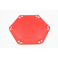 Würfelz Würfelz - Dice Tray: Small Hexagon - Red/Yellow