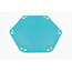 Würfelz Würfelz - Dice Tray: Small Hexagon - Blue/Yellow