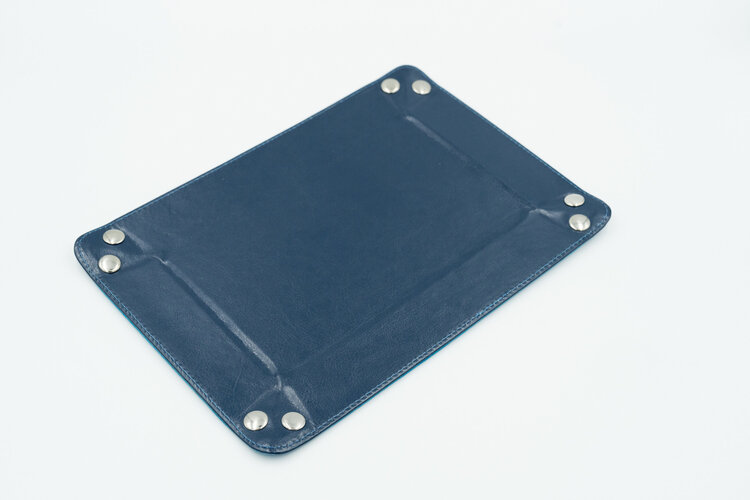 Würfelz Würfelz - Dice Tray: Rectangular- Blue/Dark Blue