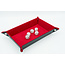 Würfelz Würfelz - Dice Tray: Rectangular - Red/Black