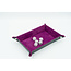 Würfelz Würfelz - Dice Tray: Rectangular - Violet/Black