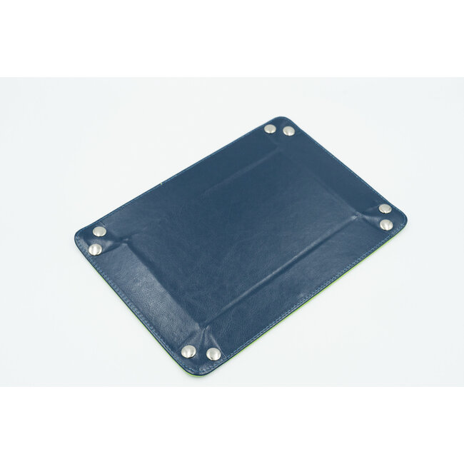 Würfelz Würfelz - Dice Tray: Rectangular - Green/Dark Blue