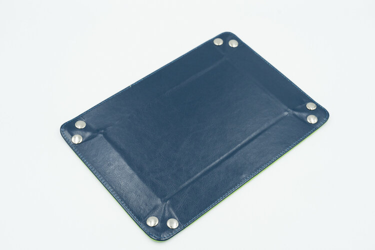 Würfelz Würfelz - Dice Tray: Rectangular - Green/Dark Blue