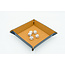 Würfelz Würfelz - Dice Tray: Square - Brown/Dark Blue