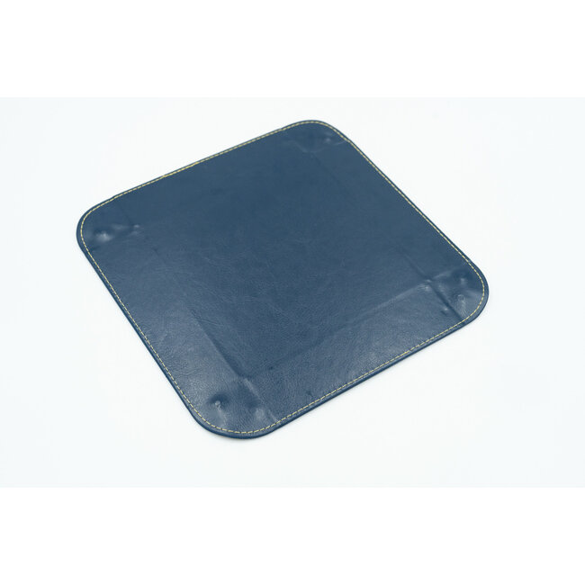 Würfelz Würfelz - Dice Tray: Square - Brown/Dark Blue