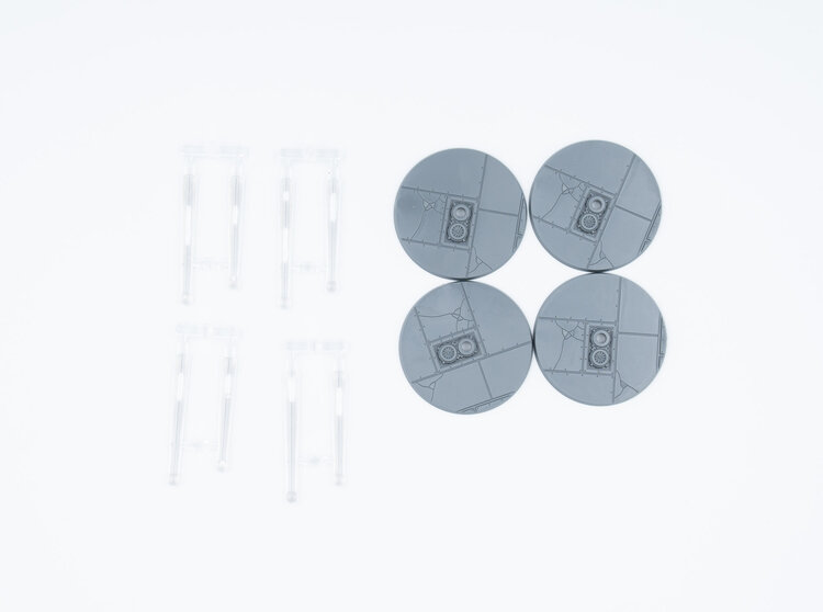 Games Workshop Warhammer Games Workshop - Citadel Bases - Legions Imperialis: 40mm Round Flying Base Pack (4)