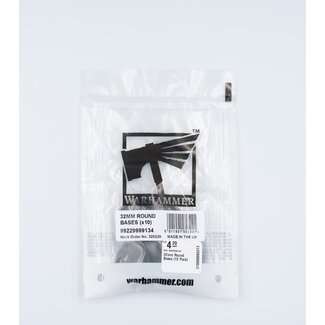 Games Workshop Citadel: 32mm Round Bases (10 Pack)