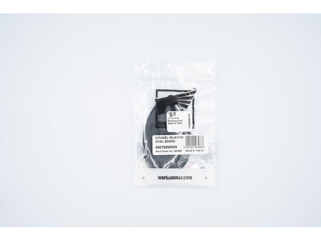 Games Workshop Warhammer Citadel: 90x52mm Oval Bases (2 Pack)