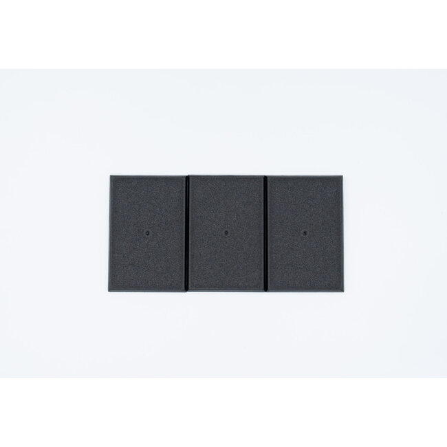 Games Workshop Warhammer Games Workshop - Citadel Bases: 50mm x 75mm Rectangular Bases (3)