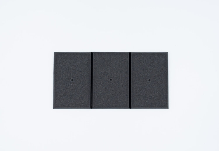 Games Workshop Warhammer Games Workshop - Citadel Bases: 50mm x 75mm Rectangular Bases (3)