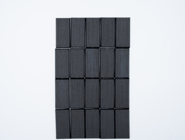 Games Workshop Warhammer Games Workshop - Citadel Bases: 25mm x 50mm Rectangular Bases (20)