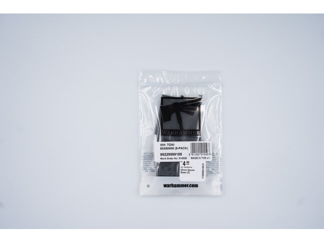 Games Workshop Warhammer Citadel: 50mm Square Bases (5)