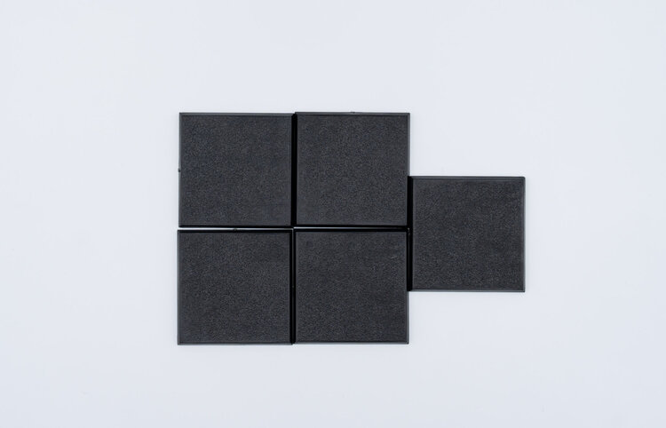 Games Workshop Warhammer Games Workshop - Citadel Bases: 50mm Square Bases (5)