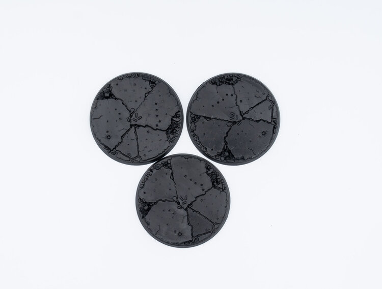 Games Workshop Warhammer Games Workshop - Citadel Bases: 60mm Round Textures Bases (3 Pack)