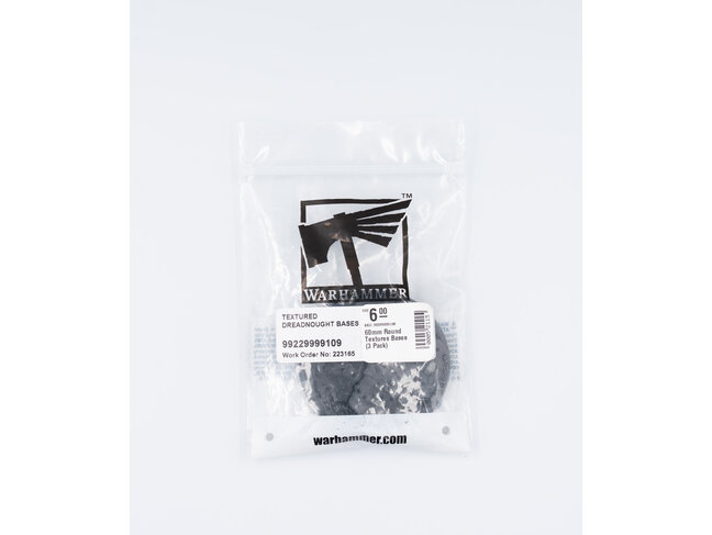 Games Workshop Warhammer Citadel: 60mm Round Textured Bases (3 Pack)