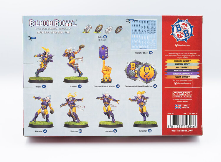 Games Workshop Warhammer Games Workshop - Warhammer - Blood Bowl: Elven Union Team