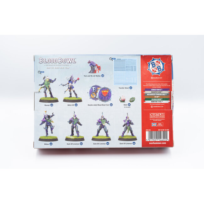 Games Workshop Games Workshop - Warhammer - Blood Bowl: Dark Elf Team