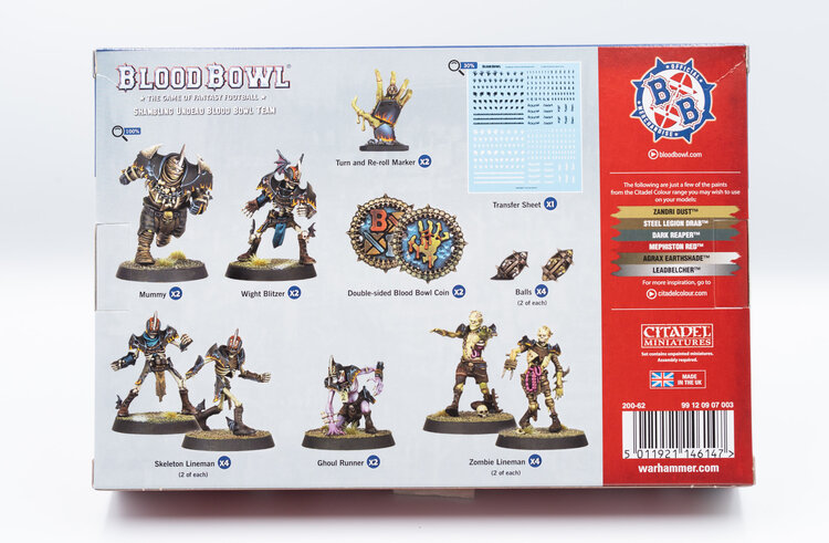Games Workshop Warhammer Games Workshop - Warhammer - Blood Bowl: Shambling Undead Team