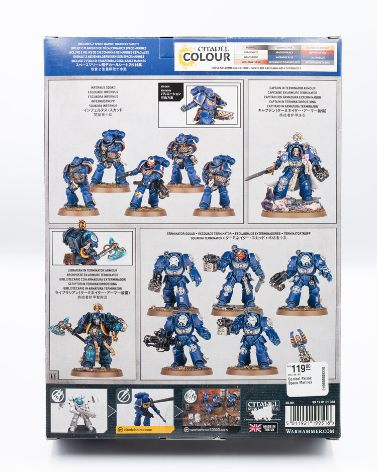 Games Workshop Warhammer Warhammer 40000 - Space Marines: Combat Patrol: Space Marines