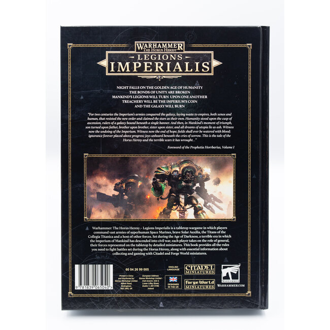 Games Workshop Games Workshop - Legions Imperialis: Rulebook (en)