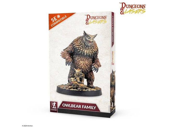 Archon Studio Dungeons & Lasers: Owlbear Family