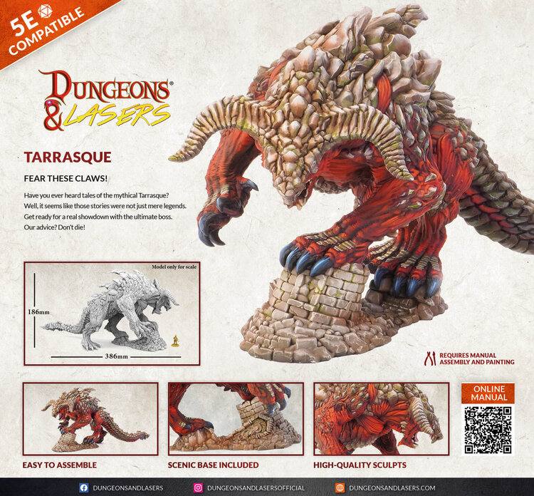 Archon Studio Archon Studio - Dungeons & Lasers: Tarrasque