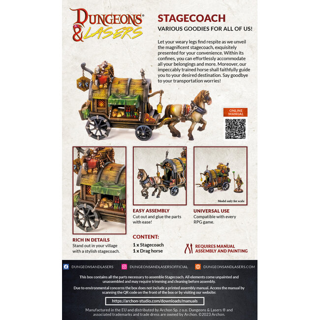 Archon Studio Archon Studio - Dungeons & Lasers: Stagecoach