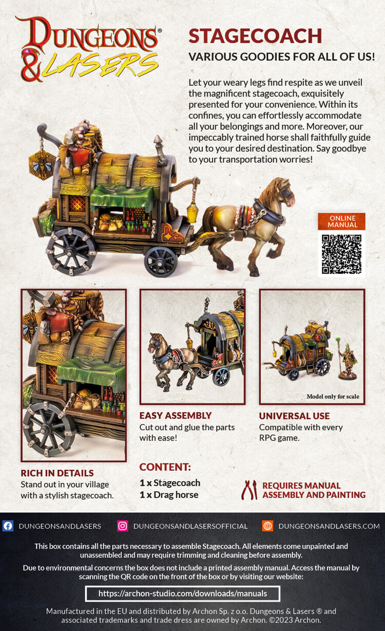 Archon Studio Archon Studio - Dungeons & Lasers: Stagecoach