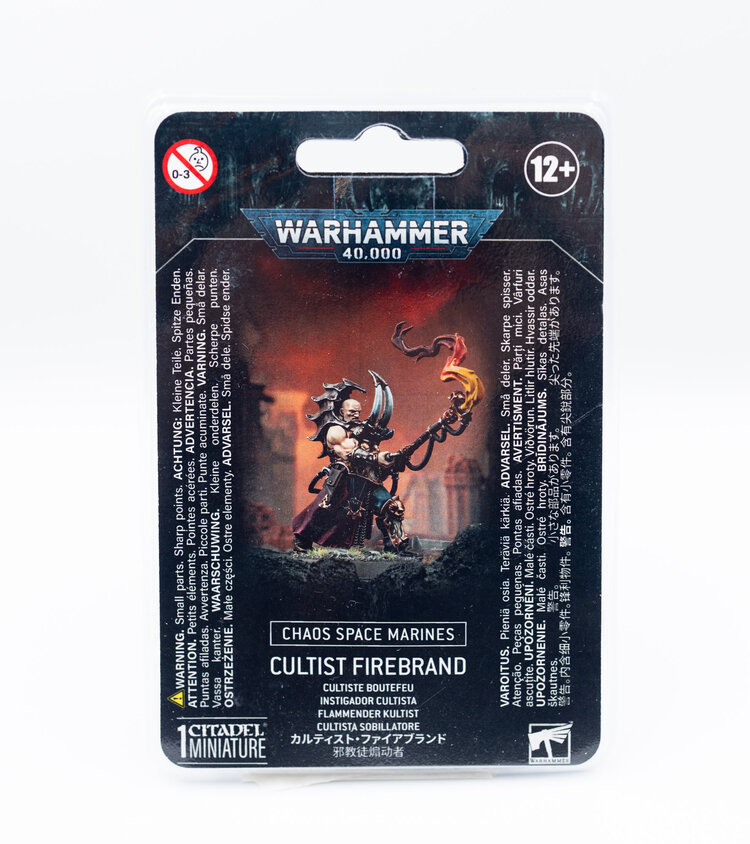 Games Workshop Warhammer Warhammer 40000 - Chaos Space Marines: Cultist Firebrand