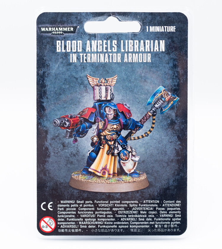 Games Workshop Warhammer Warhammer 40000: Blood Angels Librarian in Terminator Armour