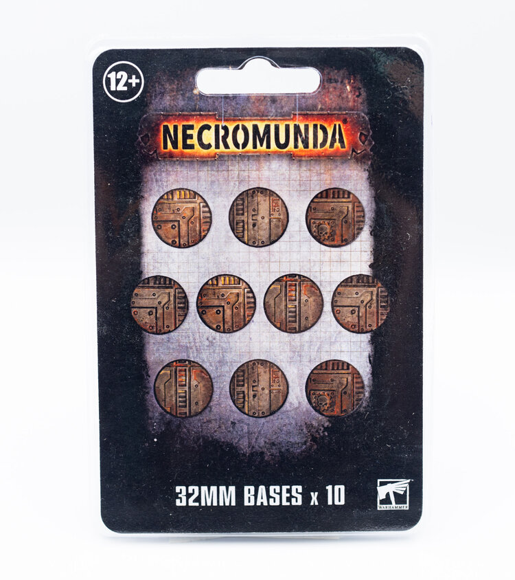 Games Workshop Warhammer Games Workshop - Warhammer - Citadel Bases: Necromunda 32mm Bases (10 Pack)