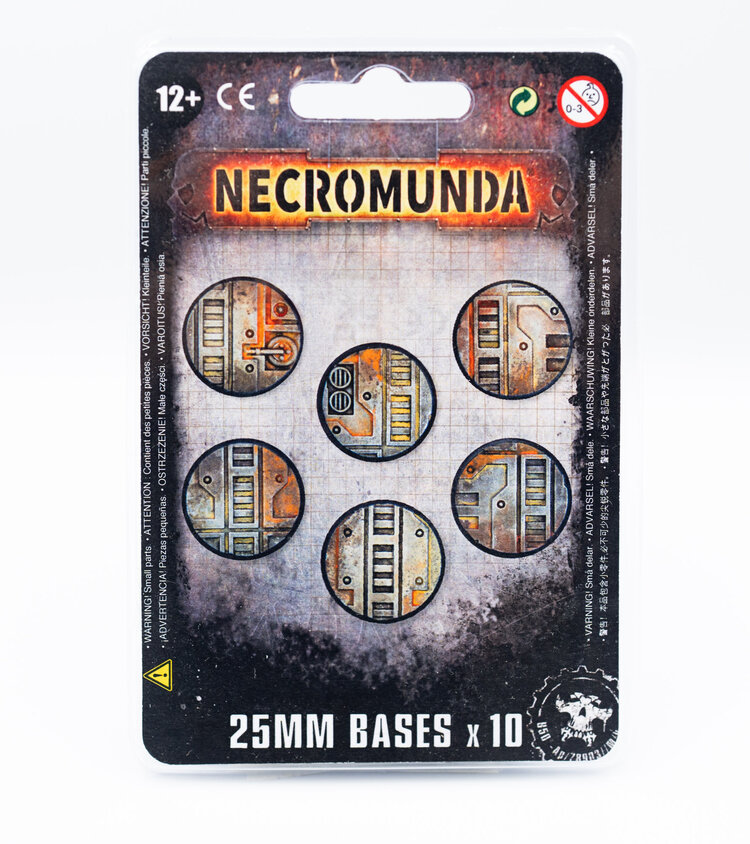Games Workshop Warhammer Games Workshop - Warhammer: Necromunda 25mm Bases