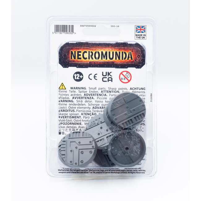 Games Workshop Games Workshop - Warhammer - Citadel Bases: Necromunda 32mm Bases (10 Pack)