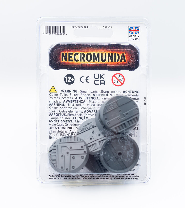 Games Workshop Warhammer Games Workshop - Warhammer - Citadel Bases: Necromunda 32mm Bases (10 Pack)