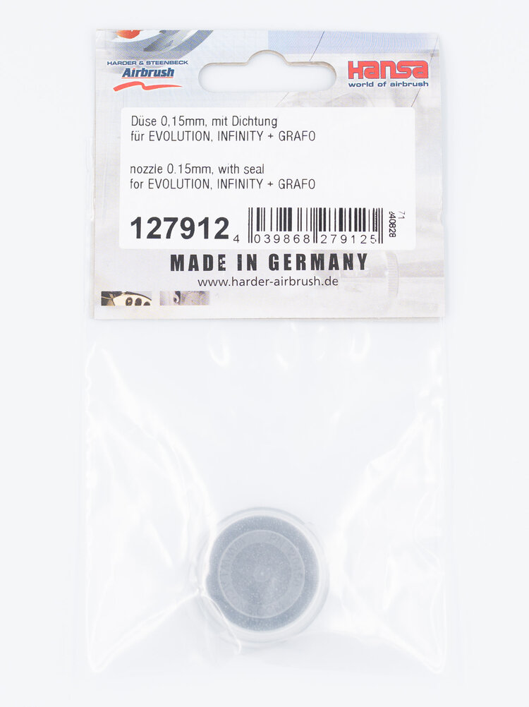 Harder & Steenbeck Harder & Steenbeck: Airbrush - Düse 0,15mm mit Dichtung