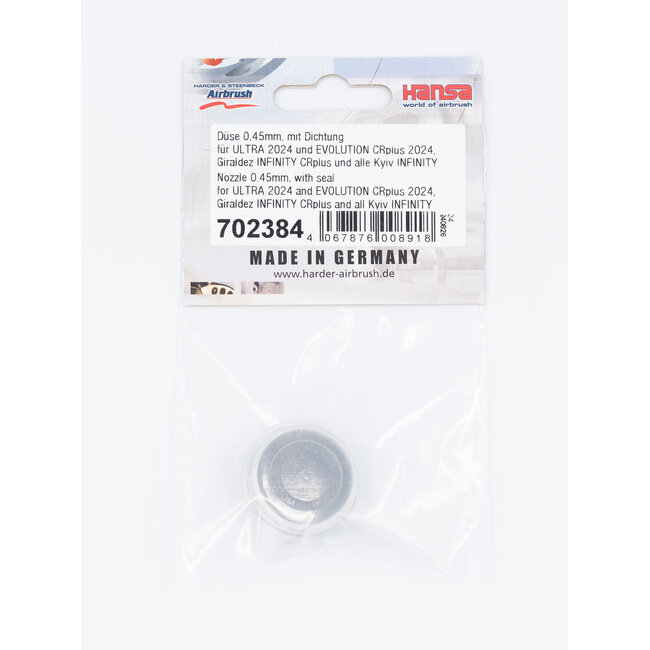 Harder & Steenbeck Harder & Steenbeck: 0.45mm Düse mit Dichtung für Ultra 2024