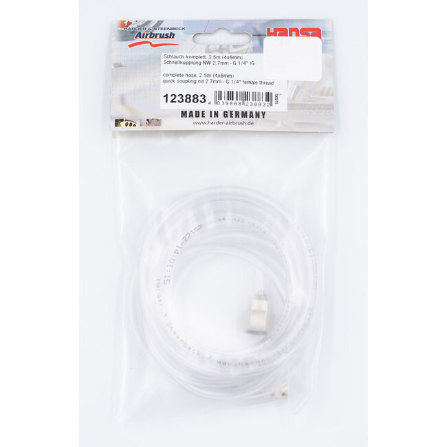 Harder & Steenbeck Harder & Steenbeck: Schlauch komplett 2,5m (4x6mm)
