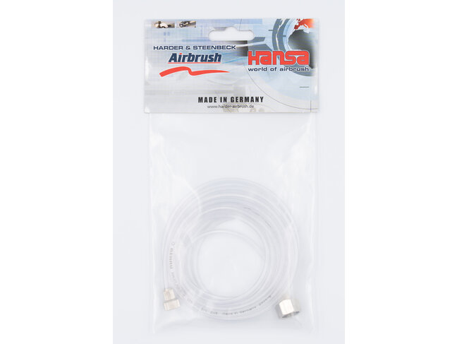 Harder & Steenbeck Schlauch komplett 2,5m (4x6mm) G 1/4" - Schnellkupplung 2.7mm
